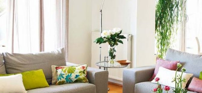 Evde Çiçek Dekorasyonu