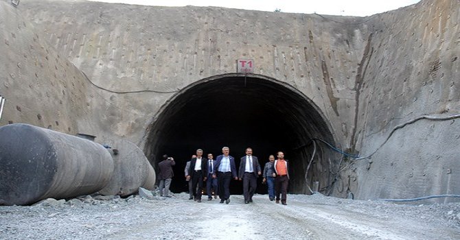 Ovit Tüneli'nde çalışmalar durduruldu