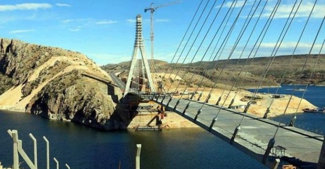 Türkiye’nin 3. büyük köprüsünde sona gelindi